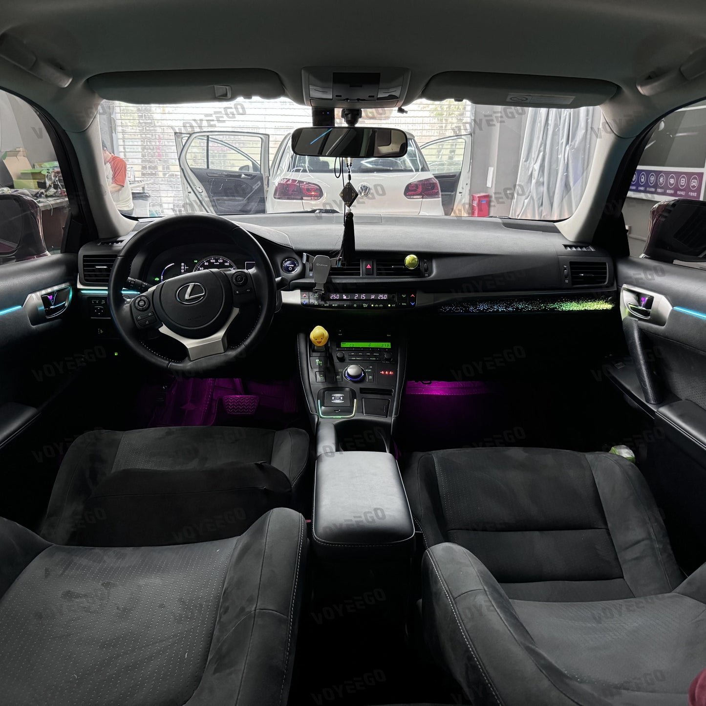 Lexus CT200H 2014-2020 AMBIENT LIGHTING KIT AFTER INSTALLATION FULL PACKAGE