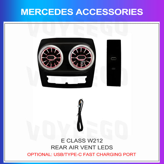 E Class W212 Rear air vent Ambient Lighting Kit | Rainbow Kit