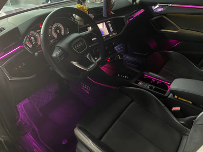 Q3 2019-2024 Ambient Lighting Interior | Matte Sliver Galaxy Patern