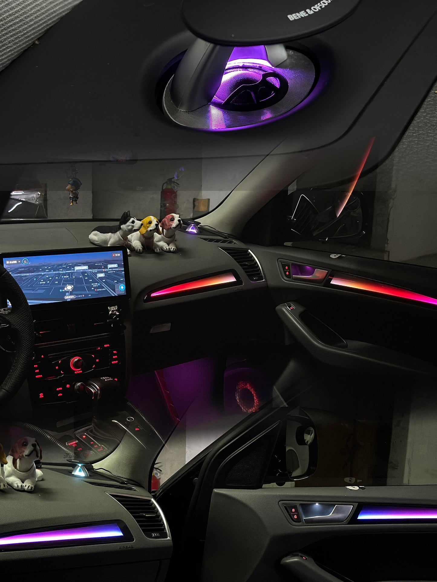 Q5 2010-2017 Ambient Lighting 64 Colors Rainbow