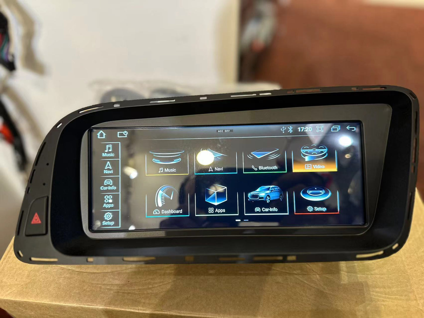 8.8'' Q5 2008-2016 RHD Audi android ScreenQualcomm Snapdragon Octa-Core | WiFi | BT| GPS | 4G LTE | LG 1920 x 720 HD IPS Screen Built-in Wireless Apple CarPlay and Wireless Android Auto