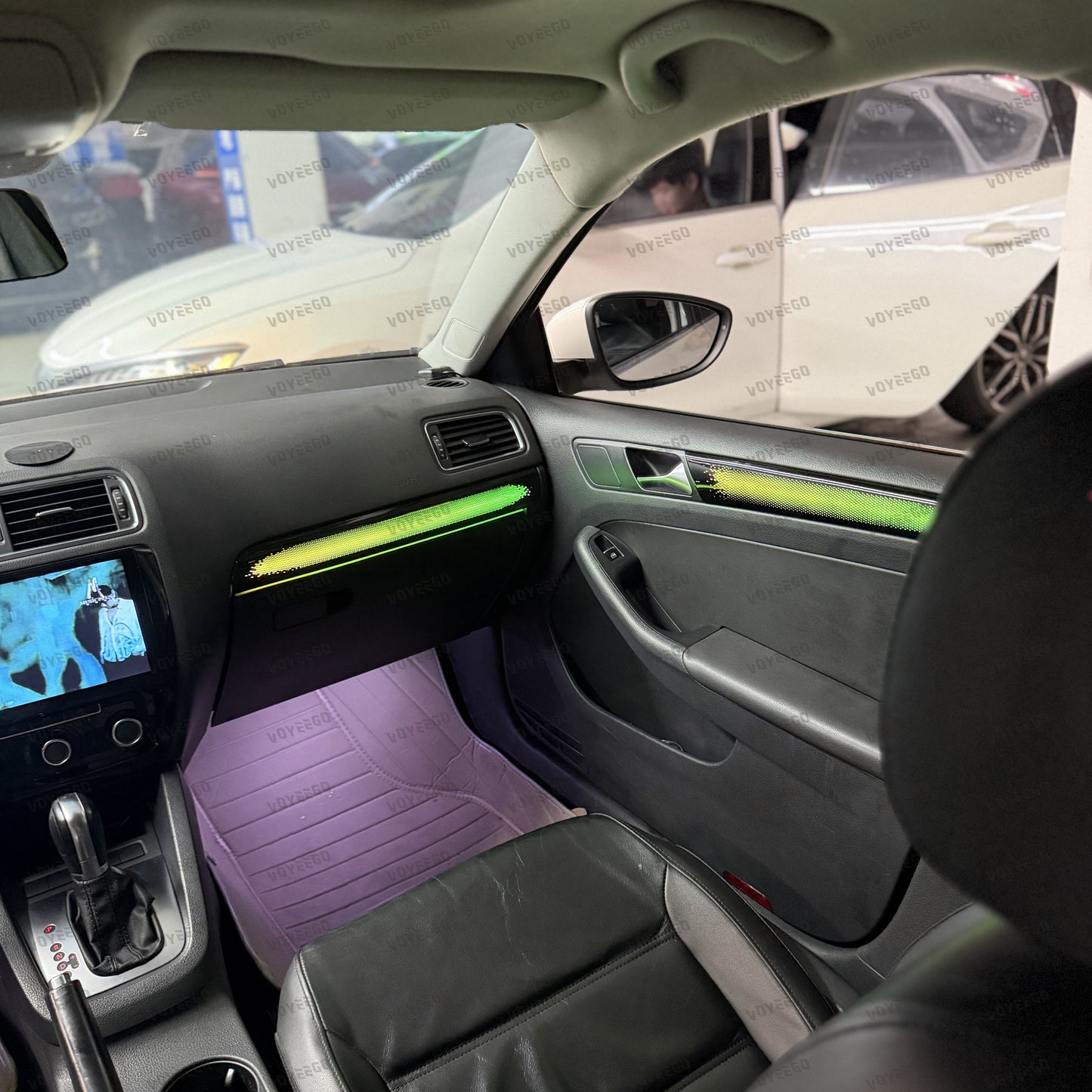 Jetta MK6 64RGB Colors Interior Ambient Lighting | Dragon Scale Patterns