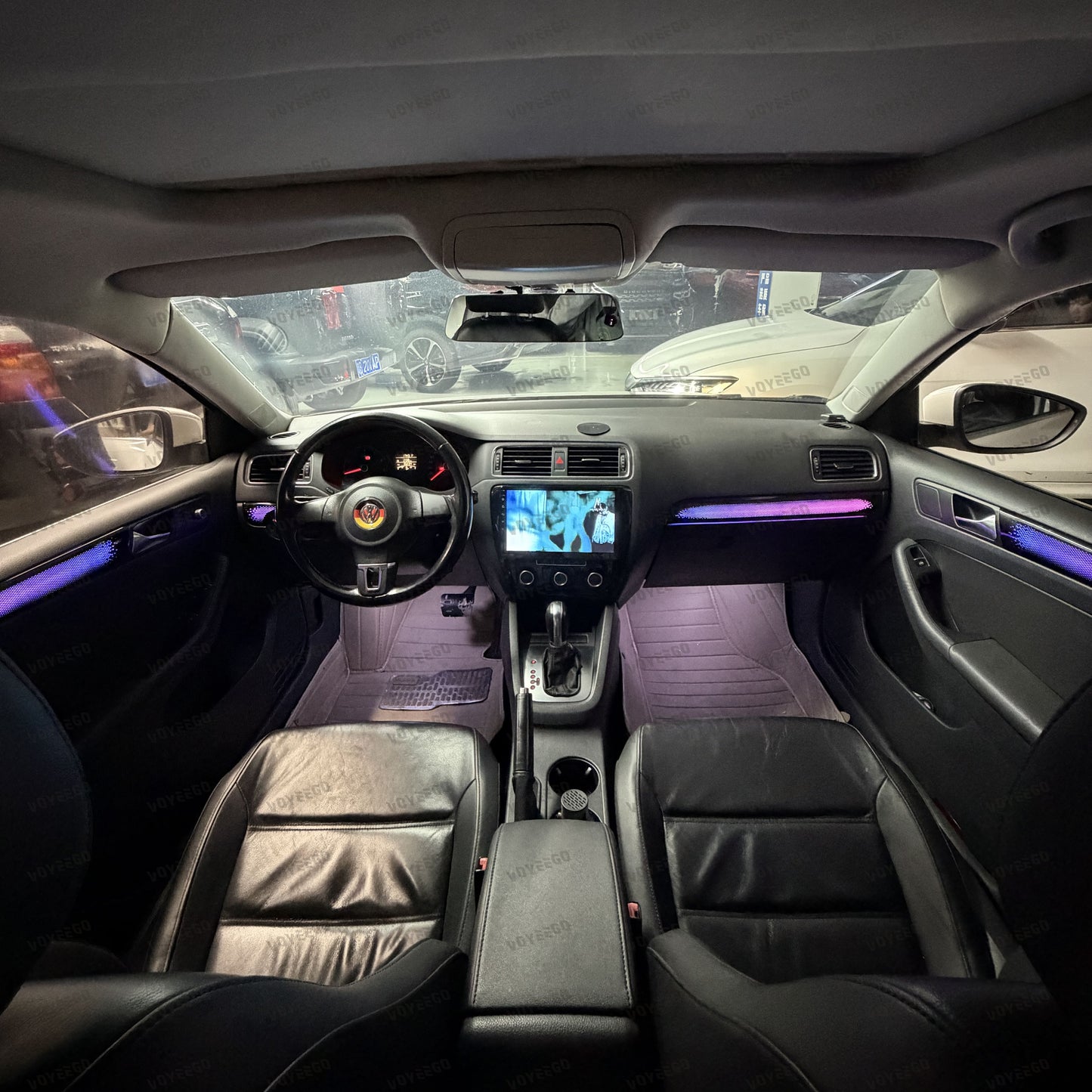 Jetta MK6 64RGB Colors Interior Ambient Lighting | Dragon Scale Patterns