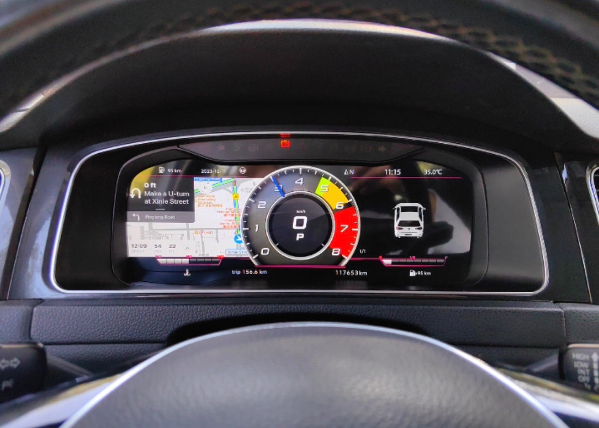 12.3INCH 2014-2020 VOLKSWAGEN GOLF 7 DIGITAL CLUSTER LCD DASHBOARD SPEEDOMETER