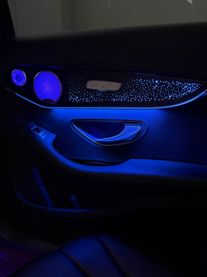 C Class W205 GLC X253 7IN1 Ambient Lighting Retrofit Kit | OEM Upgrade Screen Control