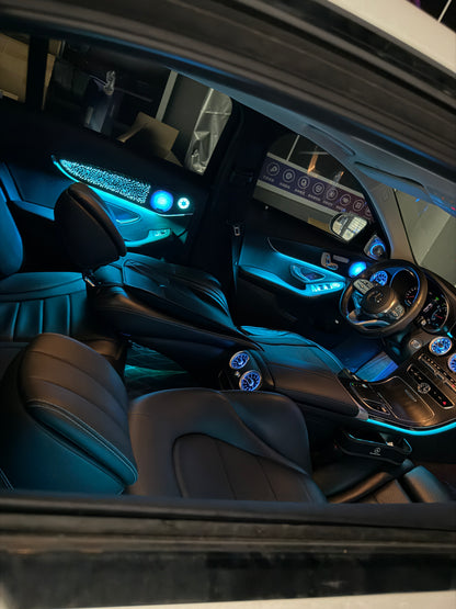 C Class W205 GLC X253 7IN1 Ambient Lighting Retrofit Kit | OEM Upgrade Screen Control