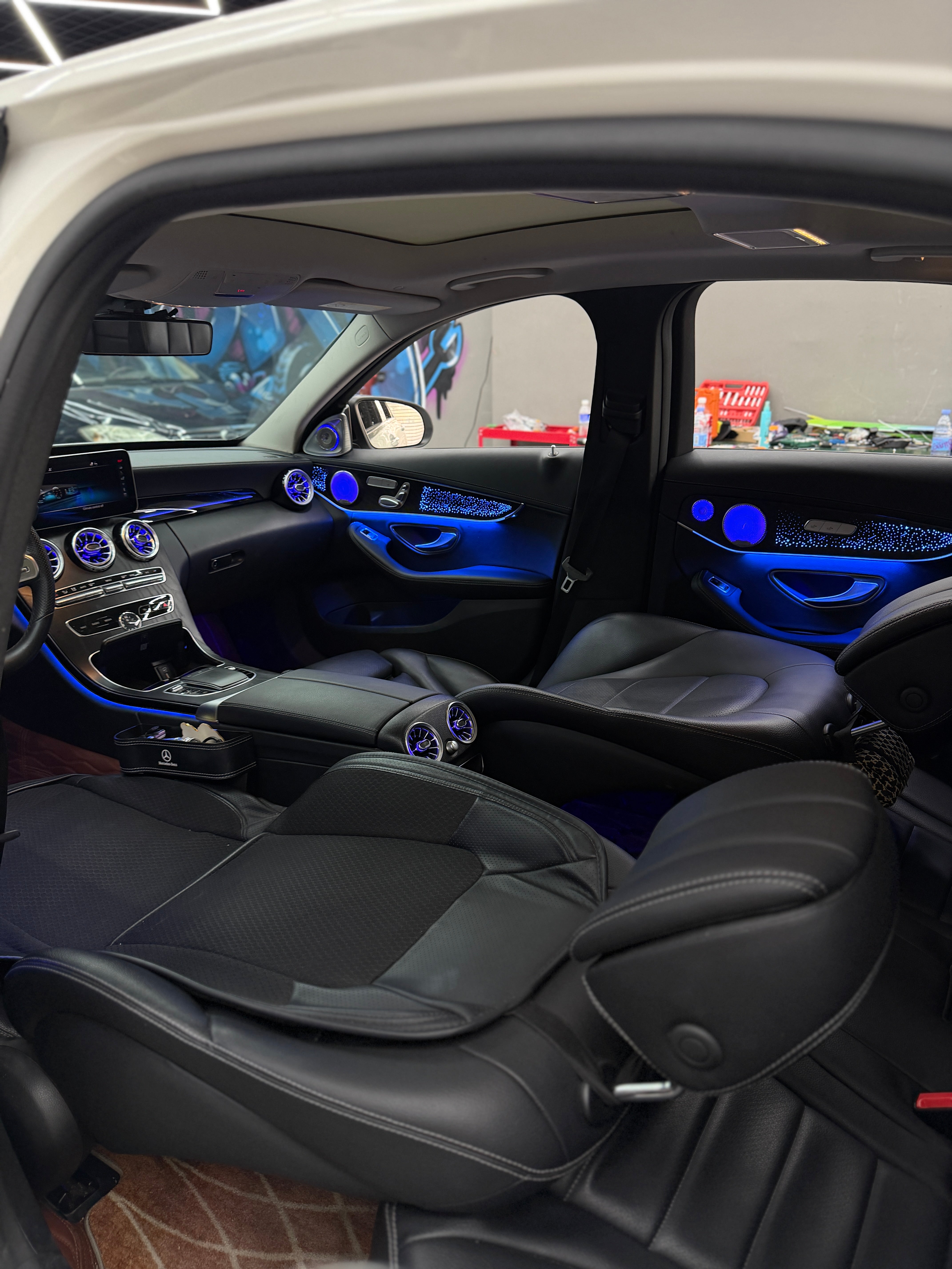 C Class W205 GLC X253 7IN1 Ambient Lighting Retrofit Kit | OEM Upgrade Screen Control