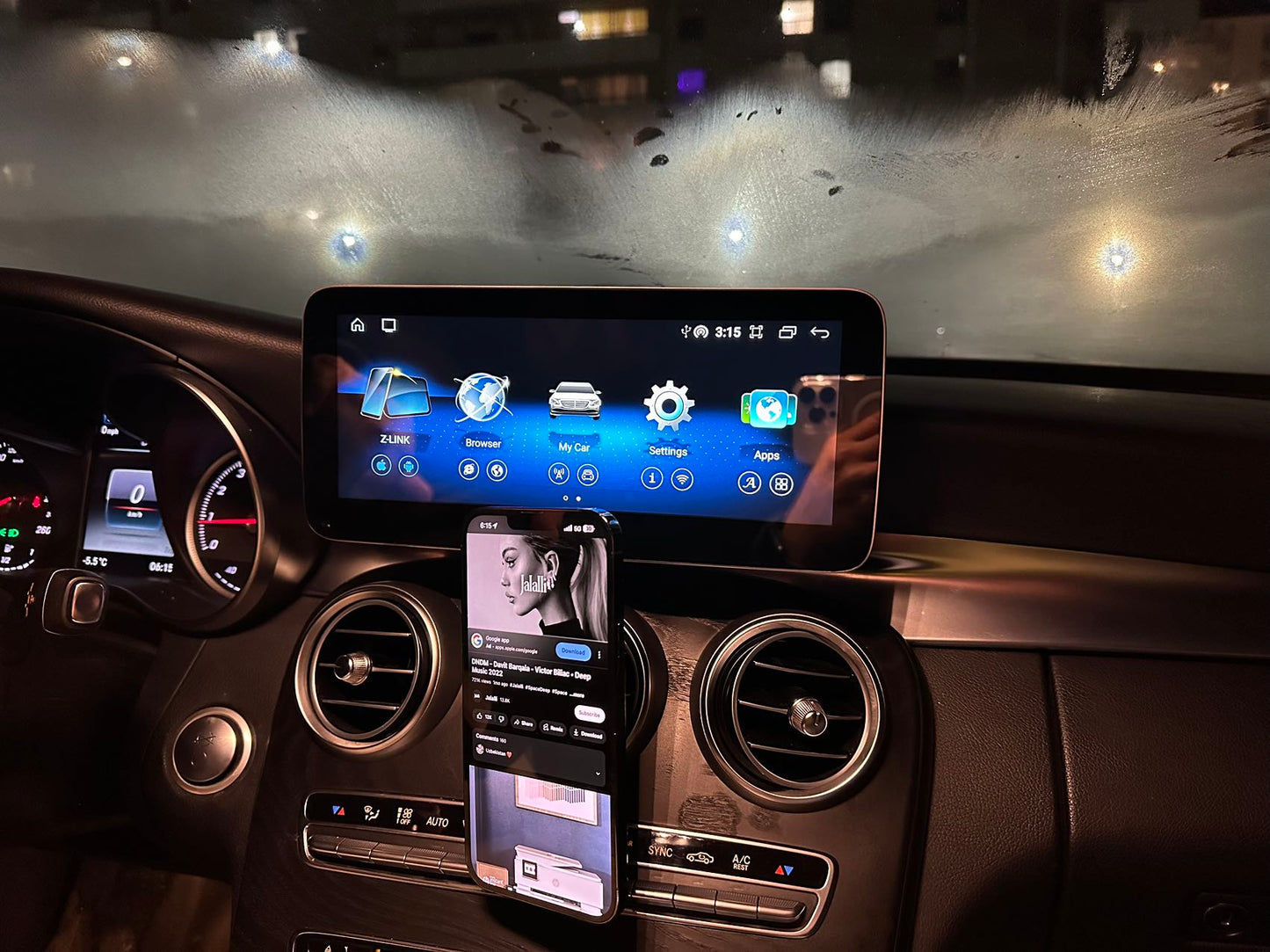 12.3 Inch NTG5.0 C Class W205 V Class W446 X Class GLC Mercedes Android Screen | Carplay