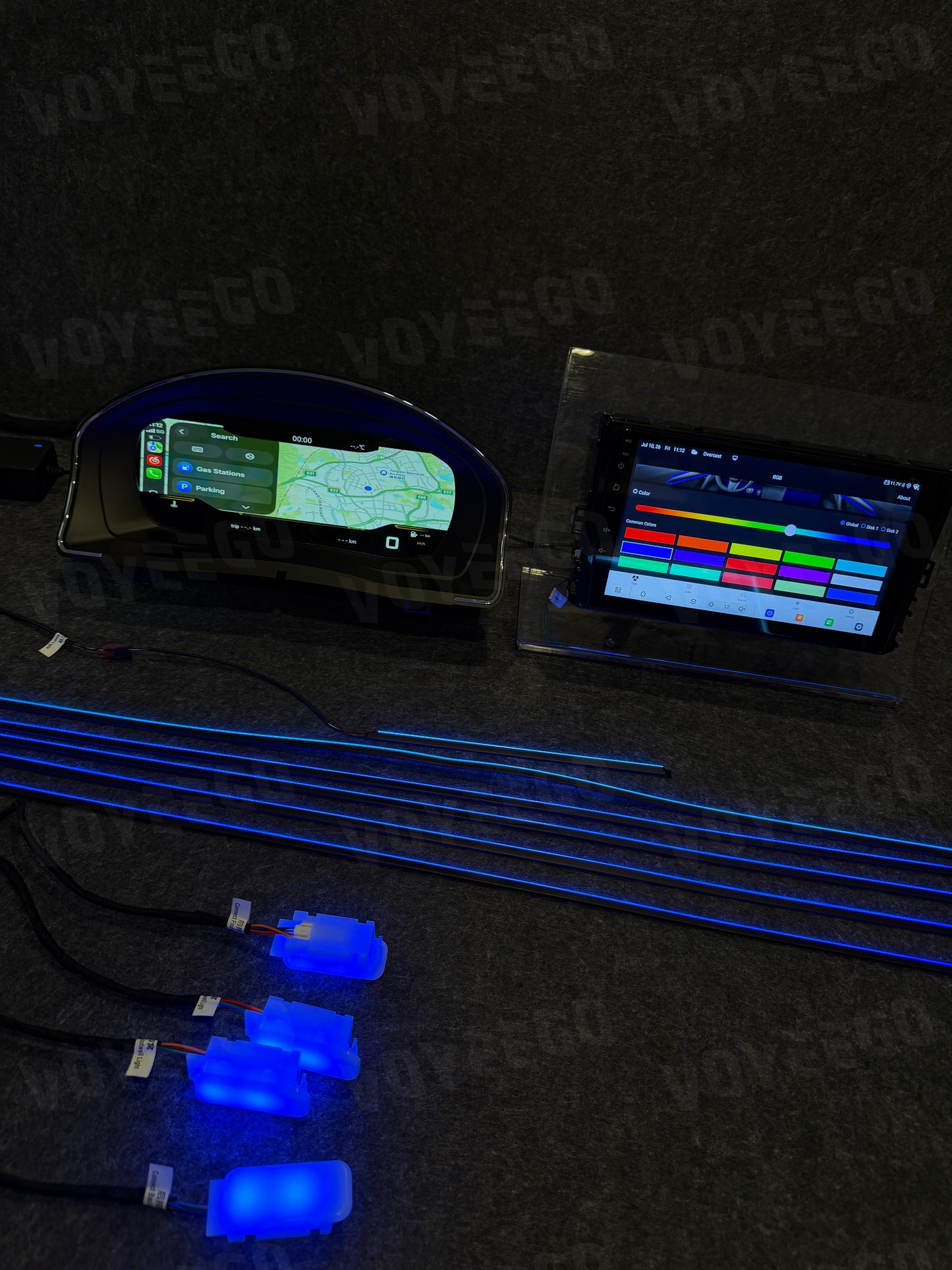 VW Sagitar 06-10/Scirocco 09/Tiguan 07-08/Jetta 06-10/Eos 05-10/ Golf MK5 08-11 Digital LCD Dashboard Cluster