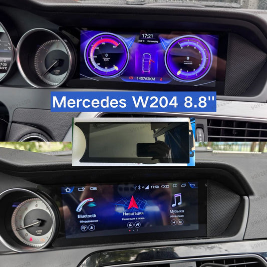 8.8'' NTG4.5 C Class W204 Mercedes Android Auto Screen Replacement | Carplay 1920*720