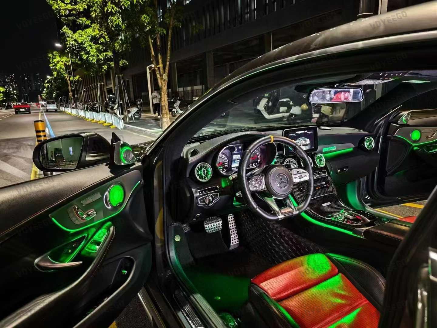 C Class Coupe W205 GLC X253 Ambient Lighting Upgrade | 64 RGB Colors