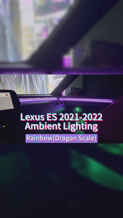 Lexus ES 2021-2022 Ambient Lighting | Dragon Scale Rainbow