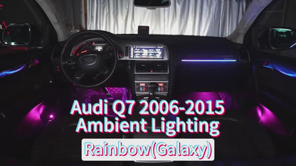 Q7 2010-2015 Ambient Lighting | Galaxy Rainbow