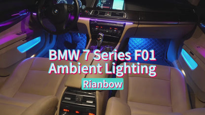 BMW 7 Series 2012-2017 F01 Ambient Lighting | Rainbow