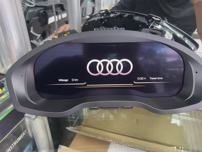 A4 B9 2017-2019  Digital LCD Dashboard Cluster