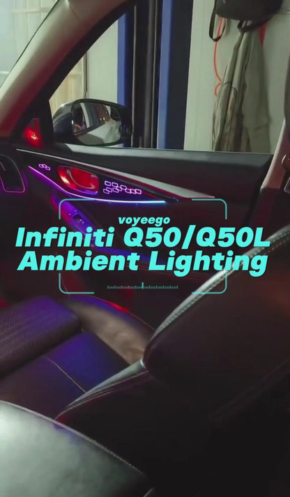 Infiniti Q50/Q50L 2013-2021 Ambient Lighting Rainbow