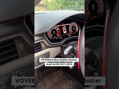 A4 B9 2017-2019  Digital LCD Dashboard Cluster