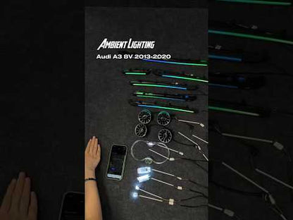 A3 2013-2020 Ambient Lighting with A/C Vent | 25 Leds Rainbow Kit
