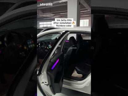 Jetta MK6 64RGB Colors Interior Ambient Lighting | Dragon Scale Patterns