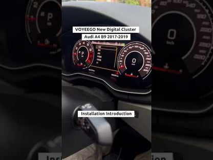 A4 B9 2017-2019  Digital LCD Dashboard Cluster