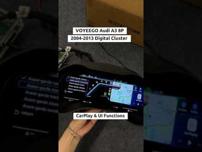 A3 8P 2004-2013 Digital LCD Cluster| 10.25 inch