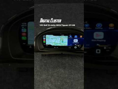 VW Sagitar 06-10/Scirocco 09/Tiguan 07-08/Jetta 06-10/Eos 05-10/ Golf MK5 08-11 Digital LCD Dashboard Cluster