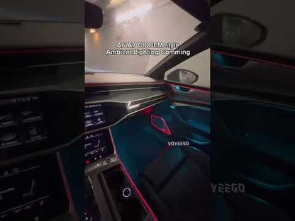 A6/A6L 2019-2022 Ambient Lighting Kit | Dynamic Rainbow