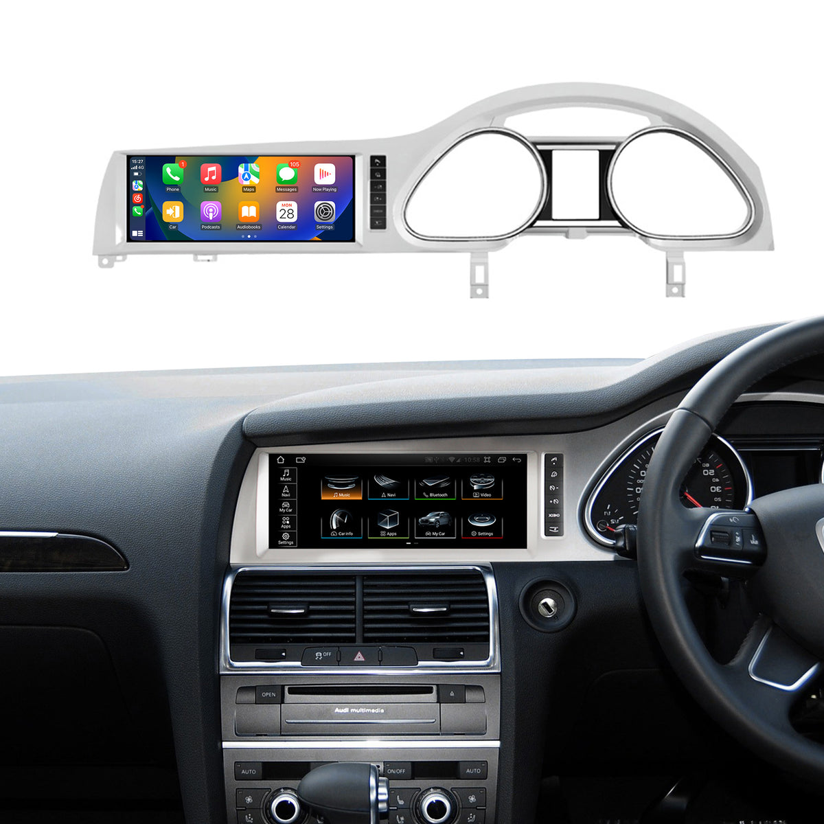 10.25"Q7 2005-2015 RHD Audi android Screen
