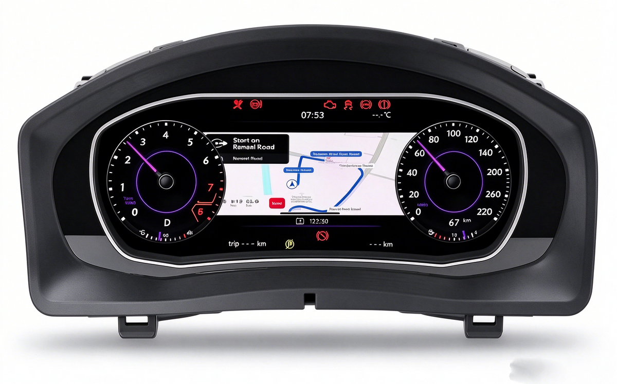 Tiguan 2009-2017 Digital LCD Dashboard Cluster
