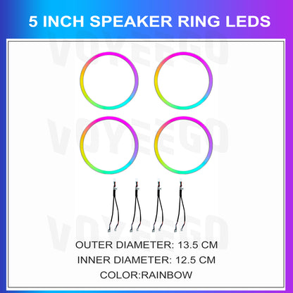 Universal Speaker Ring Ambient Lighting | 64 RGB Colors