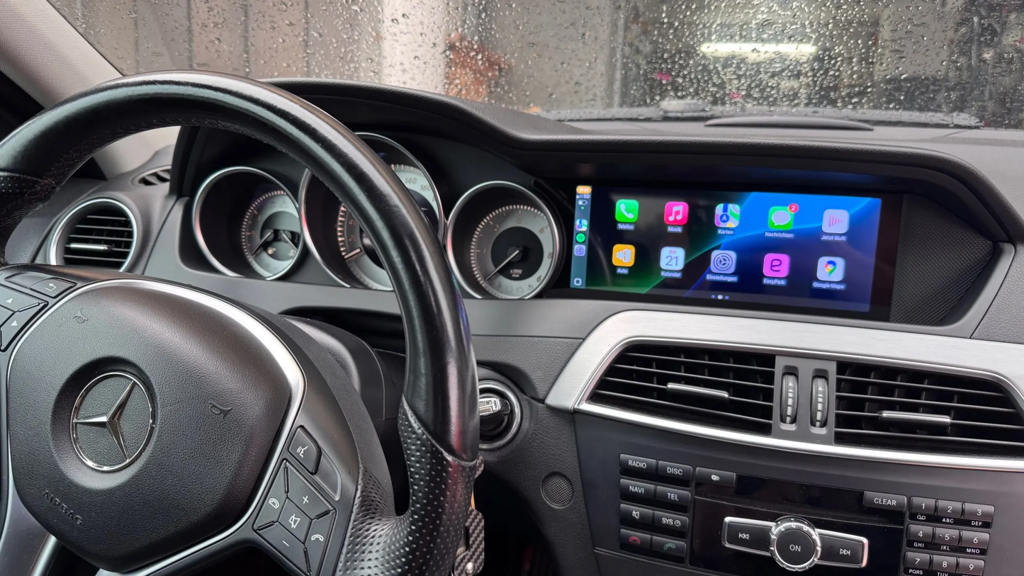 8.8'' NTG4.5 C Class W204 Mercedes Android Auto Screen Replacement | Carplay 1920*720