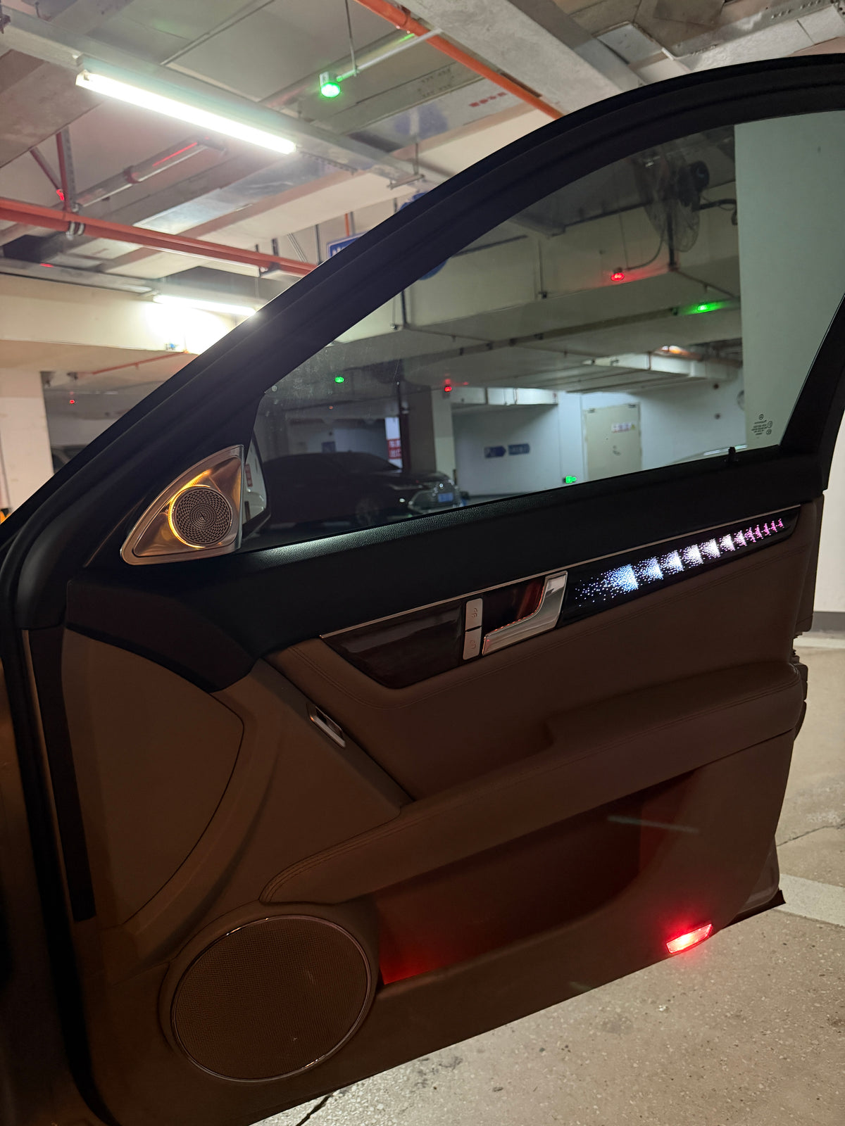 C Class W204 2010-2014 Dash Strips Ambient Lighting Retrofit Kit | 64 RGB Colors Ripple